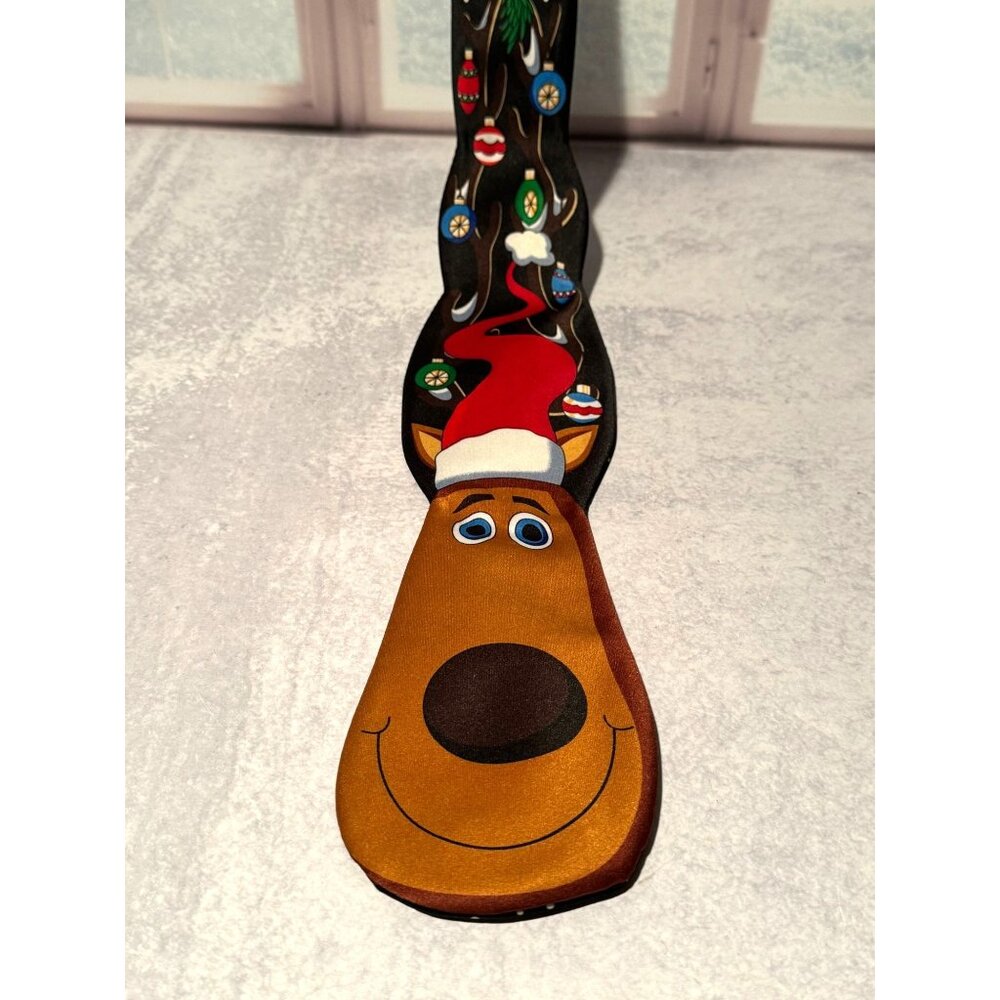 Rudolph Sculpted Shaped‎ Christmas Tie christmas